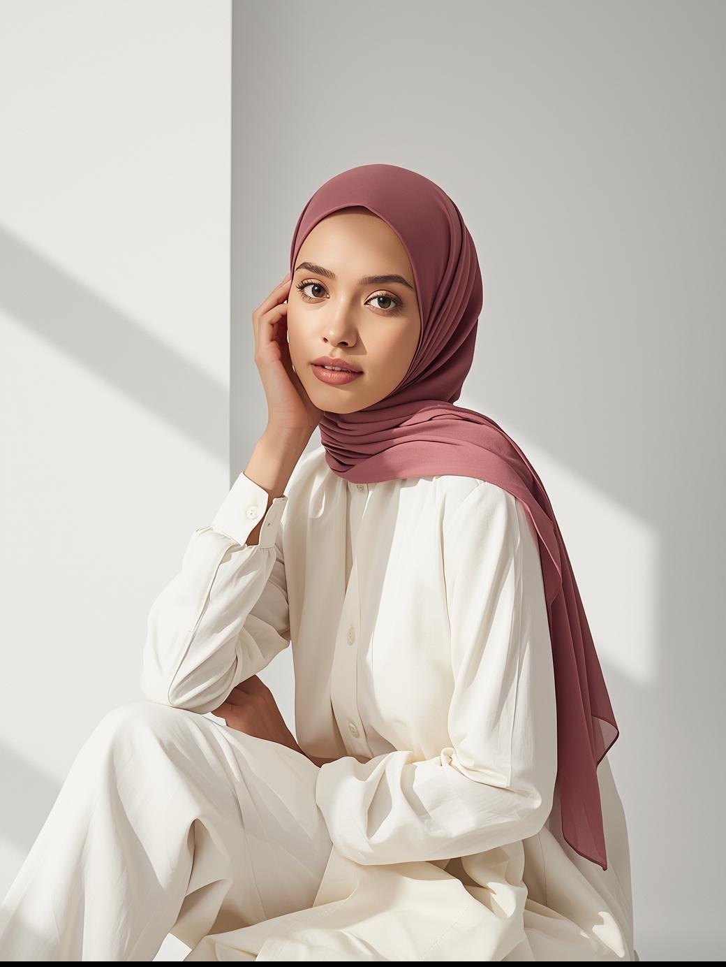 Pixie Georgette Hijab
