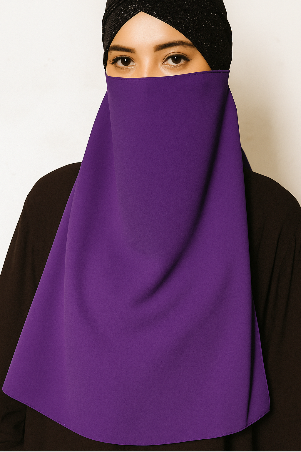 Purple Niqab – Bold Modesty with Elegant Charm