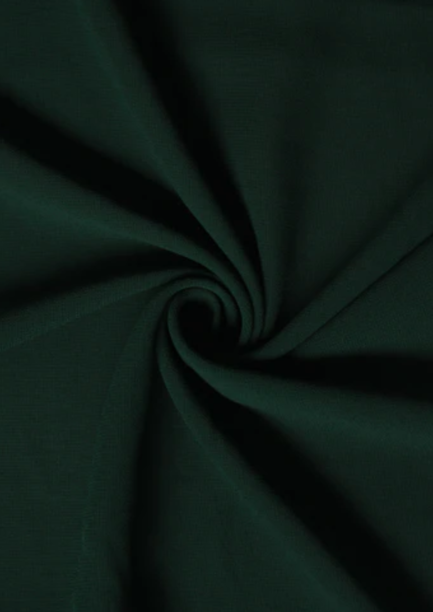 Deep Forest Green Georgette Hijab