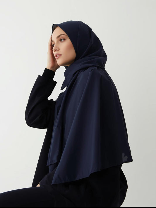 Navy Blue Hijab
