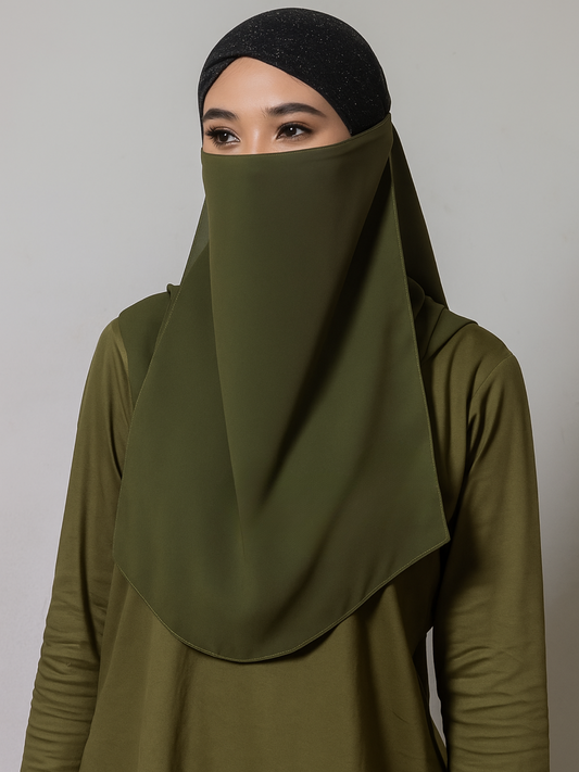 Olive Niqab – Timeless Elegance & Comfort